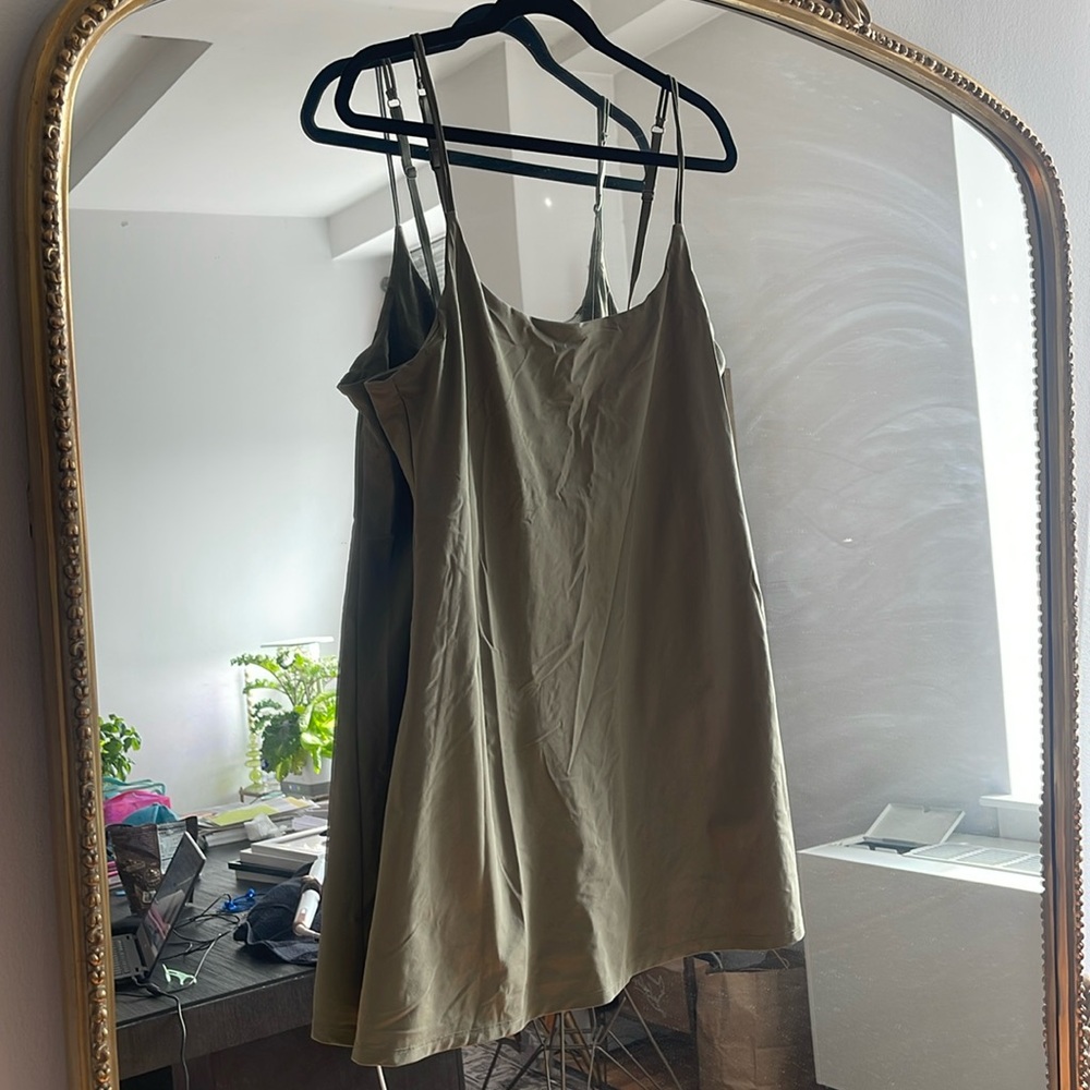 Abercrombie Traveler Mini Dress Olive
